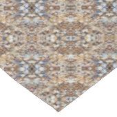Braune beige Steine Tischdecke (Schrägansicht)