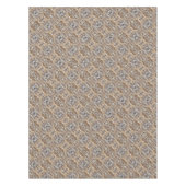 Braune beige Steine Tischdecke (Vorderseite)