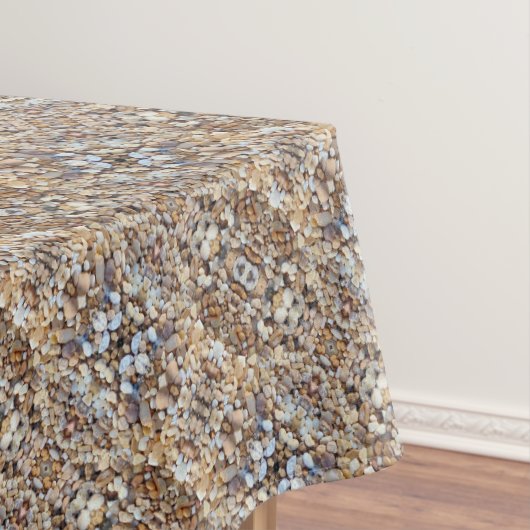 Braune beige Steine Tischdecke (Beispiel)