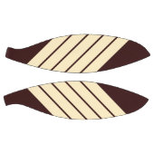 Braune beige Streifen 70er 80er Classic Retro Stre Basketball (Panele)