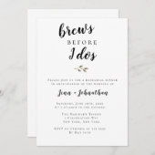 Bräune, bevor ich Probe zu Abend Einladungen (Vorne/Hinten)