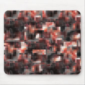 Braune bis lachsfarbene, weiße, graue Fliesen Mousepad (Vorne)