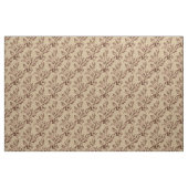 Braune Blätter auf Creme Stoff (Fat Quarter (45,7 x 55,9 cm))