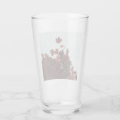 Braune Blätter Glas (Rückseite)