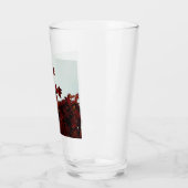 Braune Blätter Glas (Links)