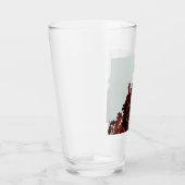 Braune Blätter Glas (Rechts)