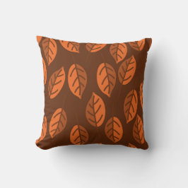 Braune Blätter Kissen