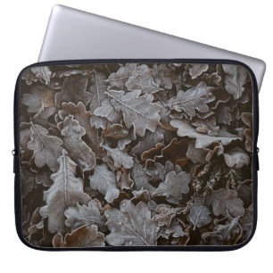 Braune Blätter Laptopschutzhülle