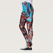 Braune Blätter Leggings (Links)