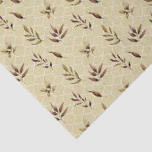 Braune Blätter Seidenpapier (Ausschnitt)