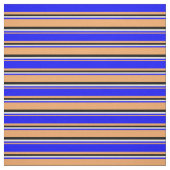 Braune, blaue, hellgelbe und schwarz gefärbte Lini Stoff (Muster)