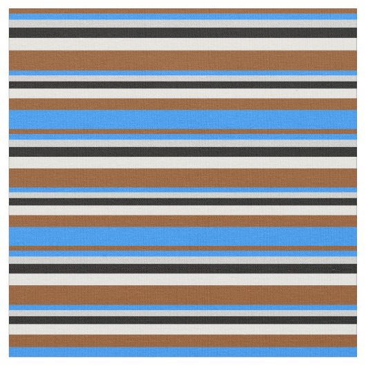 Braune, blaue, hellgraue, schwarze und Minzcreme Stoff (Nahaufnahme)