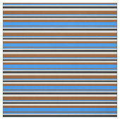 Braune, blaue, hellgraue, schwarze und Minzcreme Stoff (Muster)