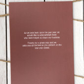 Braune, blaue Logo Rustikale Firmenkarten Karte