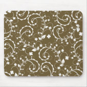 braune Blüte Mousepad (Vorne)