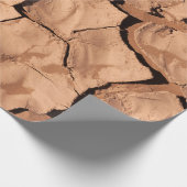 Braune Böden Geschenkpapier (Ecke)