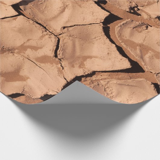 Braune Böden Geschenkpapier (Ecke)