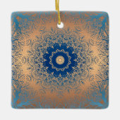 Braune Bronzeseide arabische Dekoration (Vorderseite)