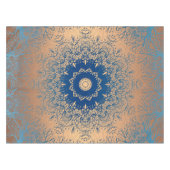 Braune Bronzeseide arabische Dekoration Tischdecke (Vorderseite (Horizontal))