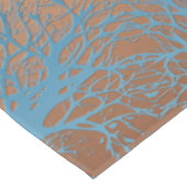 Braune Bronzeseide arabische Dekoration Tischdecke (Schrägansicht)