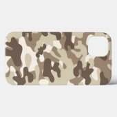 Braune Camouflage Case-Mate iPhone Hülle (Rückseite (Horizontal))