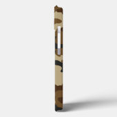 Braune Camouflage Case-Mate iPhone Hülle (Rückseite / Links)