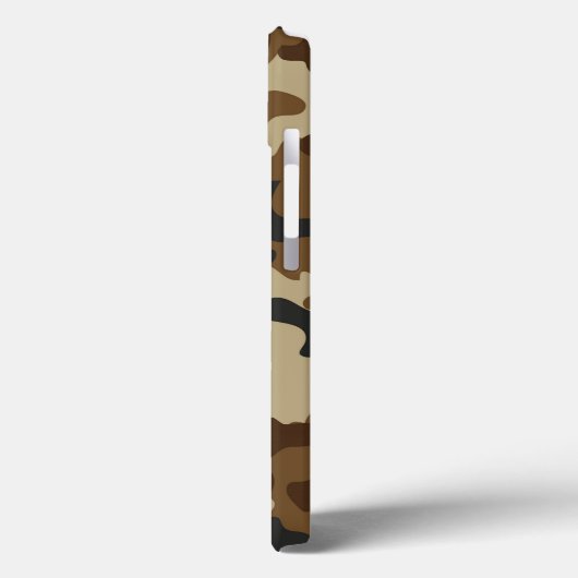 Braune Camouflage Case-Mate iPhone Hülle (Rückseite / Links)
