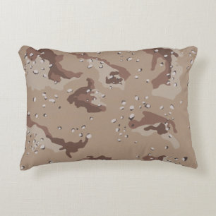 Braune Camouflage Dekokissen