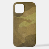 Braune Camouflage iPhone Hülle (Rückseite)