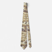 Braune Camouflage Krawatte (Vorderseite)