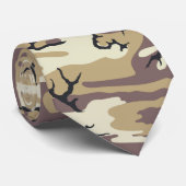 Braune Camouflage Krawatte (Gerollt)