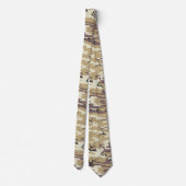 Braune Camouflage Krawatte (Rückseite)