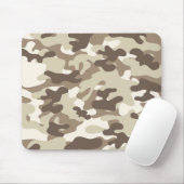 Braune Camouflage Mousepad (Mit Mouse)