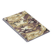 Braune Camouflage Notizblock (Rechte Seite)