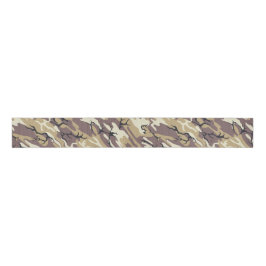 Braune Camouflage Satinband