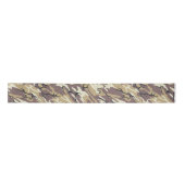 Braune Camouflage Satinband (Vorderseite)