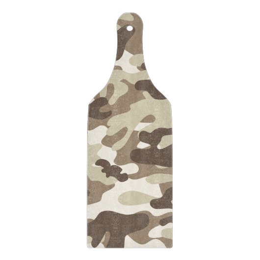 Braune Camouflage Schneidebrett (Vorderseite)