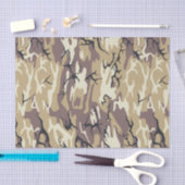 Braune Camouflage Seidenpapier (Handwerk)