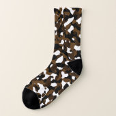 Braune Camouflage Socken (Links - Außen)