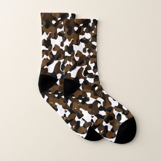 Braune Camouflage Socken (Paar)