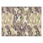 Braune Camouflage Tischdecke (Vorderseite (Horizontal))