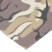 Braune Camouflage Tischdecke (Schrägansicht)