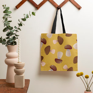 Braune Champignons Tasche