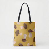 Braune Champignons Tasche (Vorderseite)