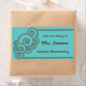 Braune Charming Wirbel Buchzeichen (Insitu)