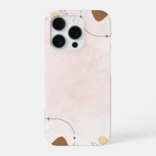 Braune Cream Ästhetik Florale Linktree | iPhone Hülle (Rückseite)