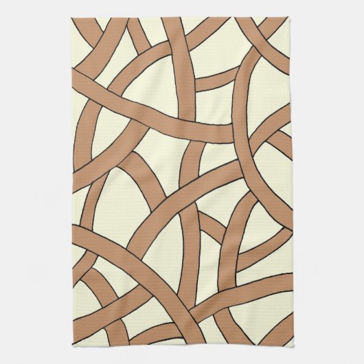 Braune Creme Küchentuch (Vertikal)