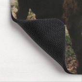 Braune Cremekuh Mousepad (Ecke)