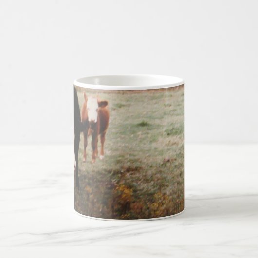 Braune Crewkühe Kaffeetasse (Mittel)