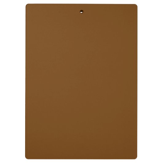 Braune Dekorfarbe Sie können anpassen Klemmbrett (Rückseite)